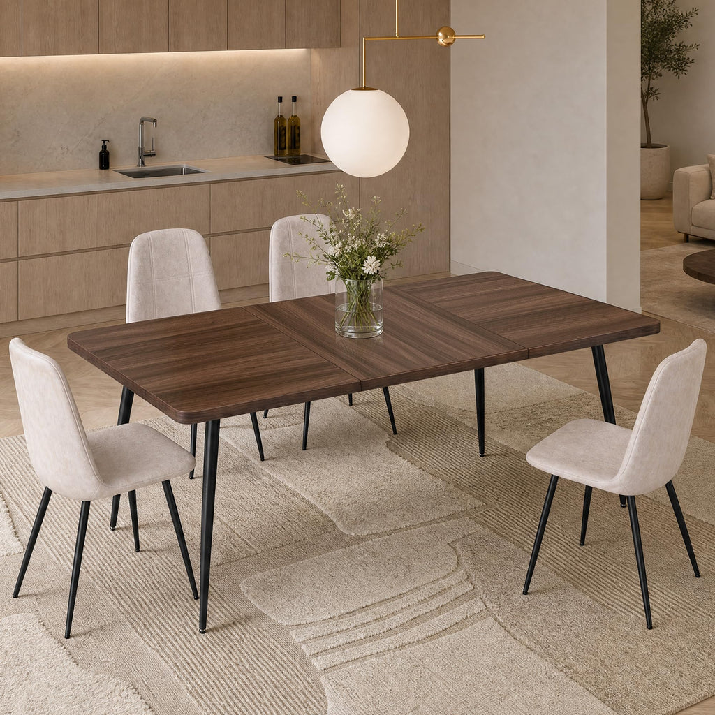 VASAGLE 70.9" Dining Table for 6-8 People, Modern Kitchen Table