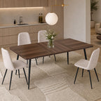 VASAGLE 70.9" Dining Table for 6-8 People, Modern Kitchen Table