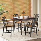 YATINEY Dining Chairs Set of 4, Farmhouse Kitchen Room Chairs, Rustic
