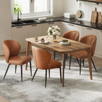 VASAGLE Dining Chairs Set of 2, Upholstered Kitchen Chairs